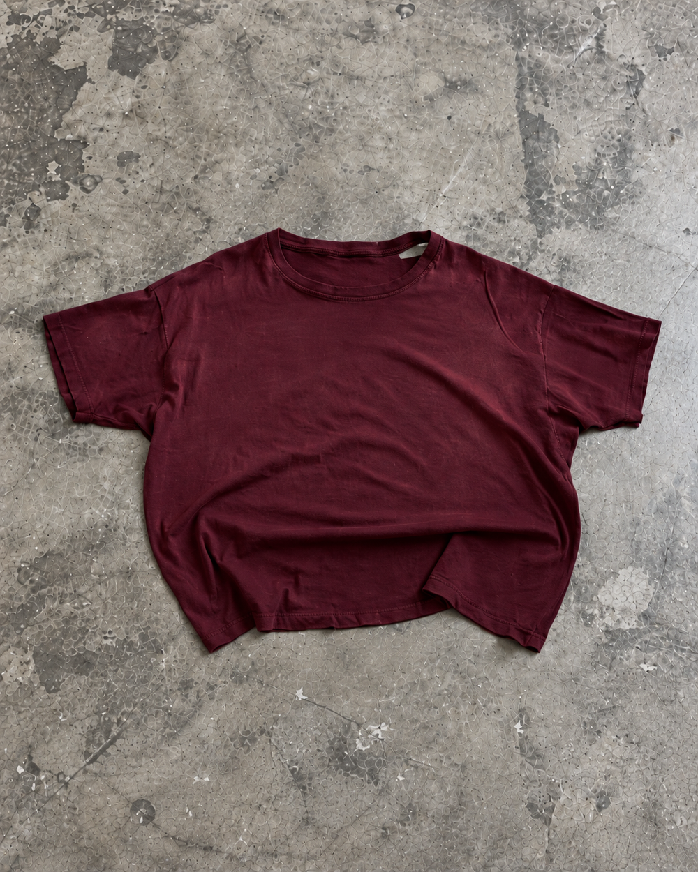 California Tee — Oxblood