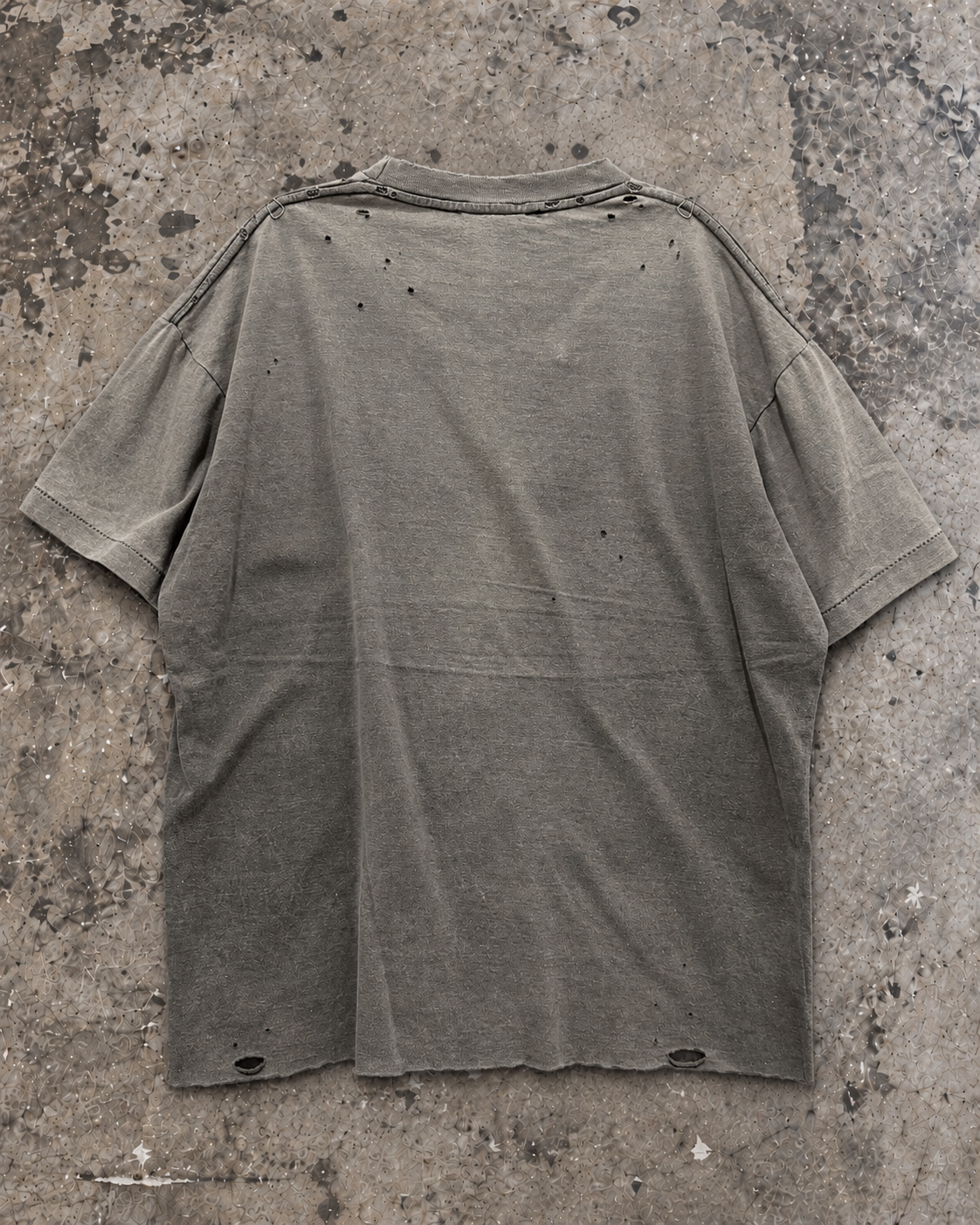 Ghost Pocket Rockstar Tee, front, on concrete